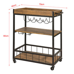 Carrello cucina Cantinetta portabottiglie