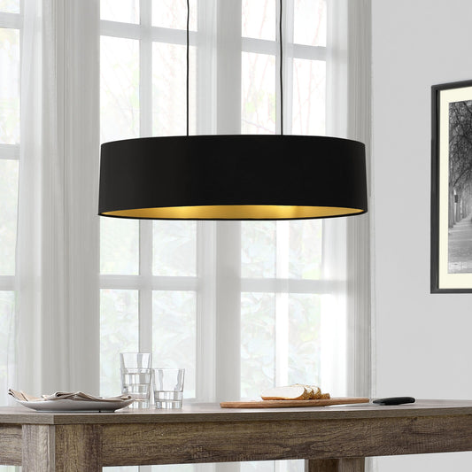 Design Lampada a Sospensione 2-flammig Luce Tessuto