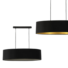 Design Lampada a Sospensione 2-flammig Luce Tessuto