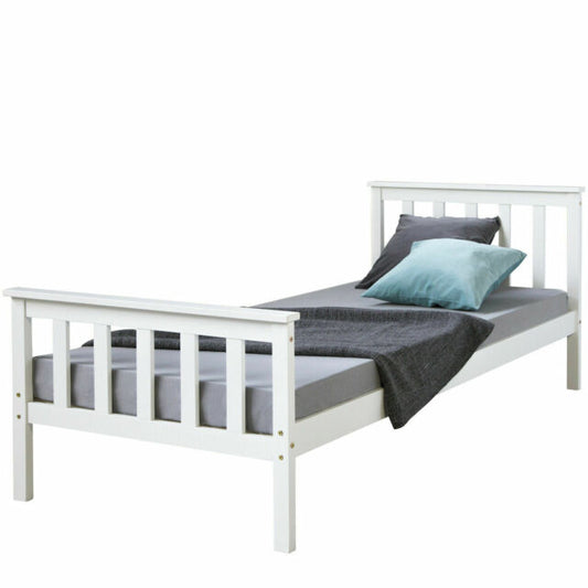 letto per bambini singola struttura letto in legno massello 90x200 cm