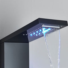 Colonna Pannello doccia idromassaggio acciaio inox LED